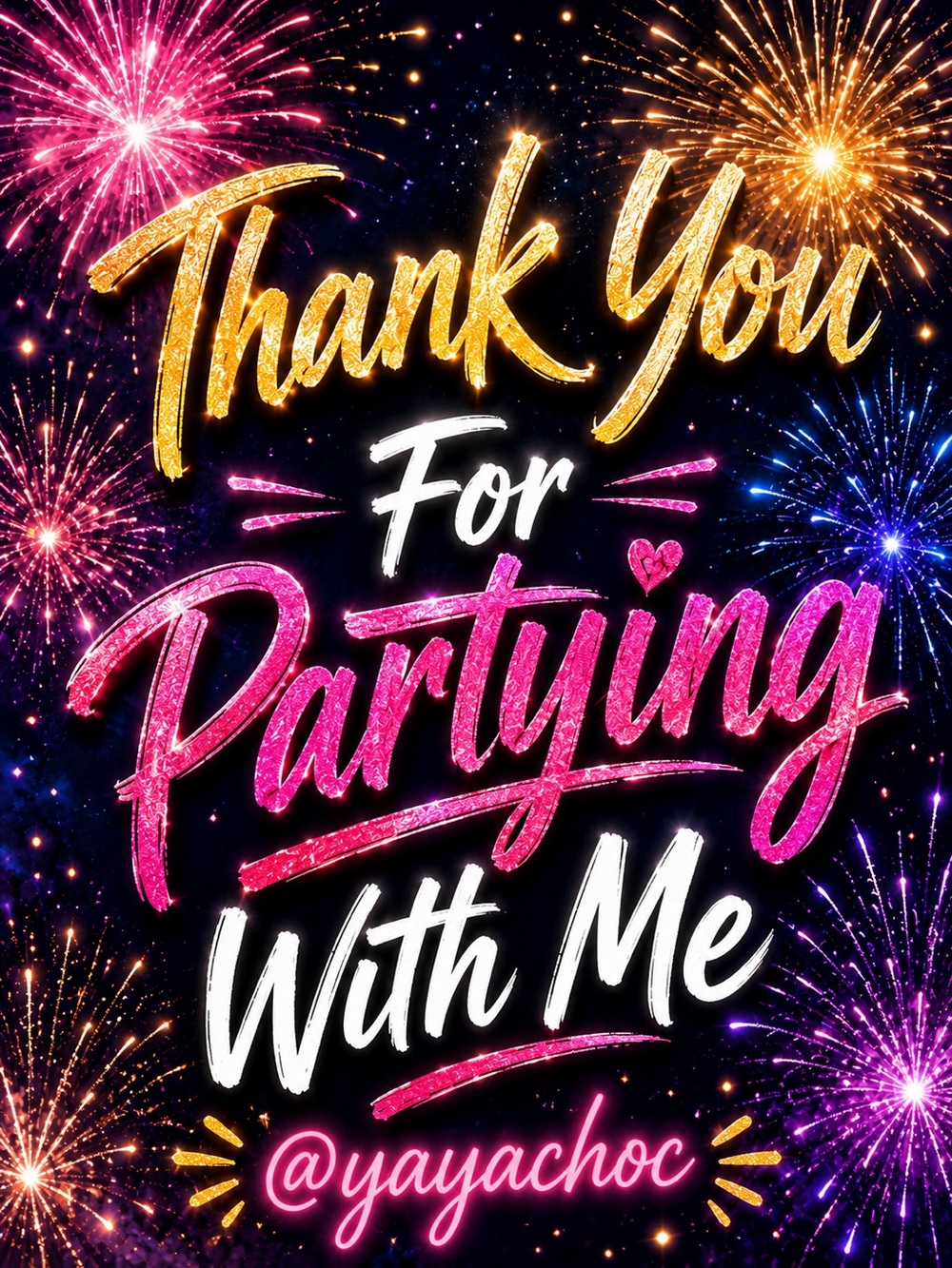 Thank you for partying with me! Happy 4th of July!💥250 🇺🇸 Warm Summer Nights
